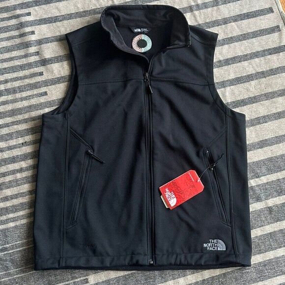 NEW The North Face Wind wall Ridge line soft shell vest. EMBROIDERED